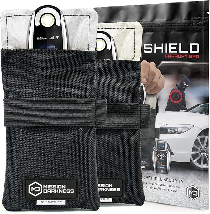 Mission Darkness Key Fob Faraday Bag